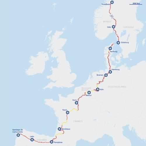 La Scandibérique, une piste cyclable pour rouler de la Norvège à l'Espagne - Weebot