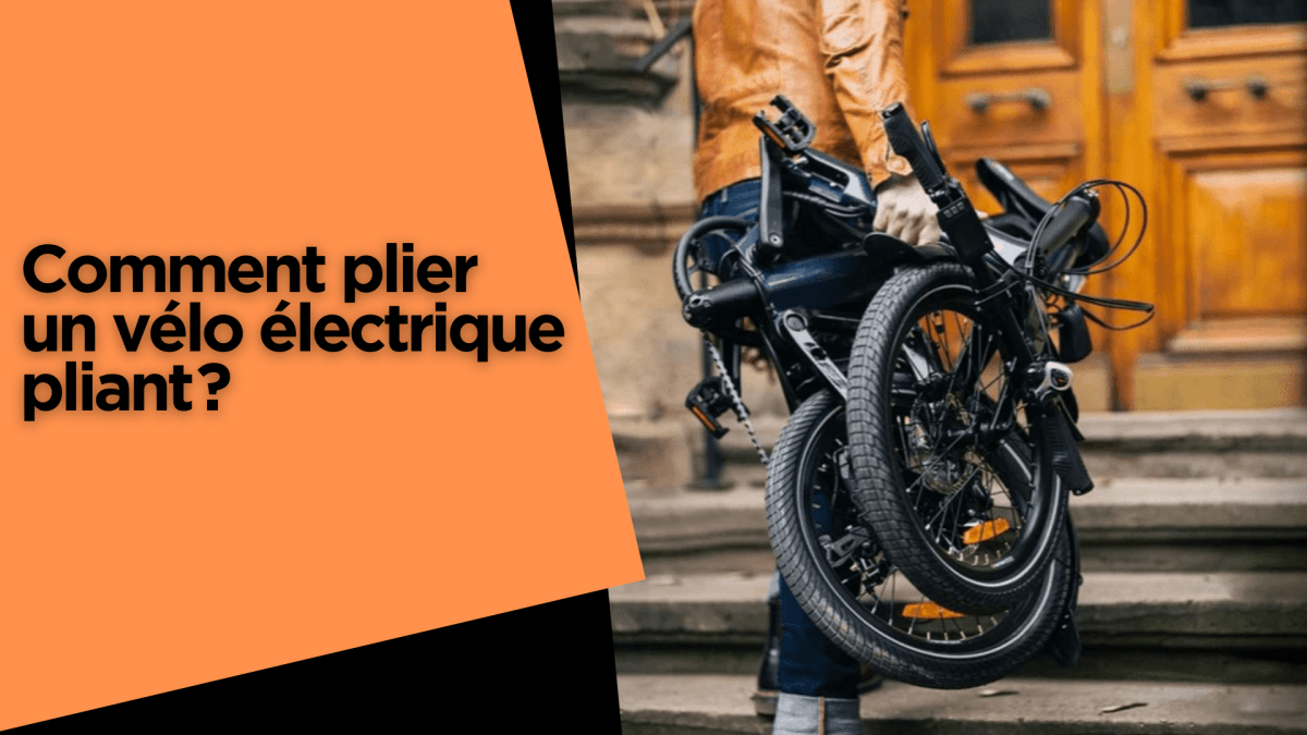 Comment plier un vélo électrique pliant ? - Weebot