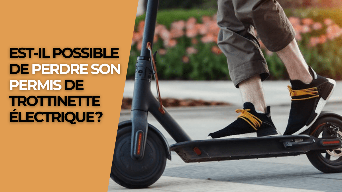 Est-il possible de perdre son permis de trottinette électrique ? - Weebot