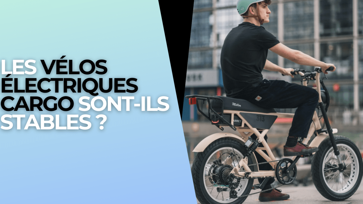 Les vélos électriques cargo sont-ils stables ? - Weebot
