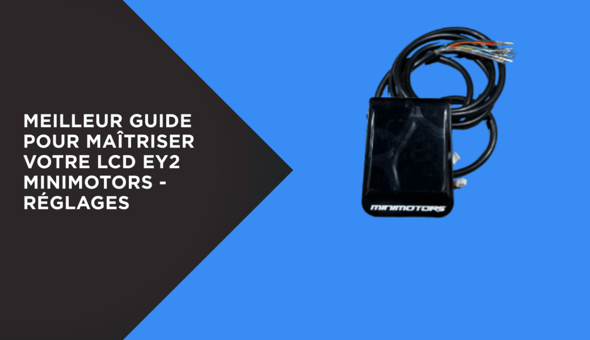 Meilleur Guide pour Maîtriser votre LCD EY2 Minimotors - Réglages - Weebot