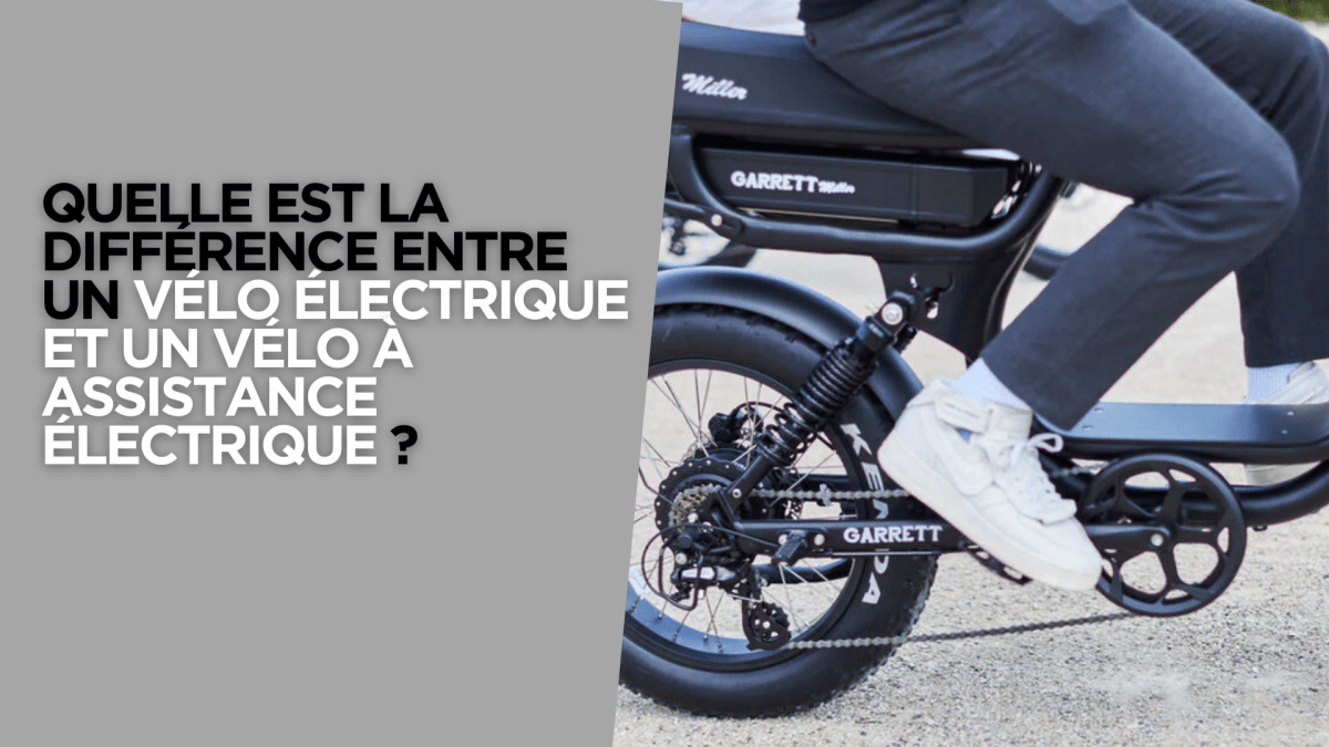 Quelle est la différence entre un vélo électrique et un vélo à assistance électrique ? - Weebot
