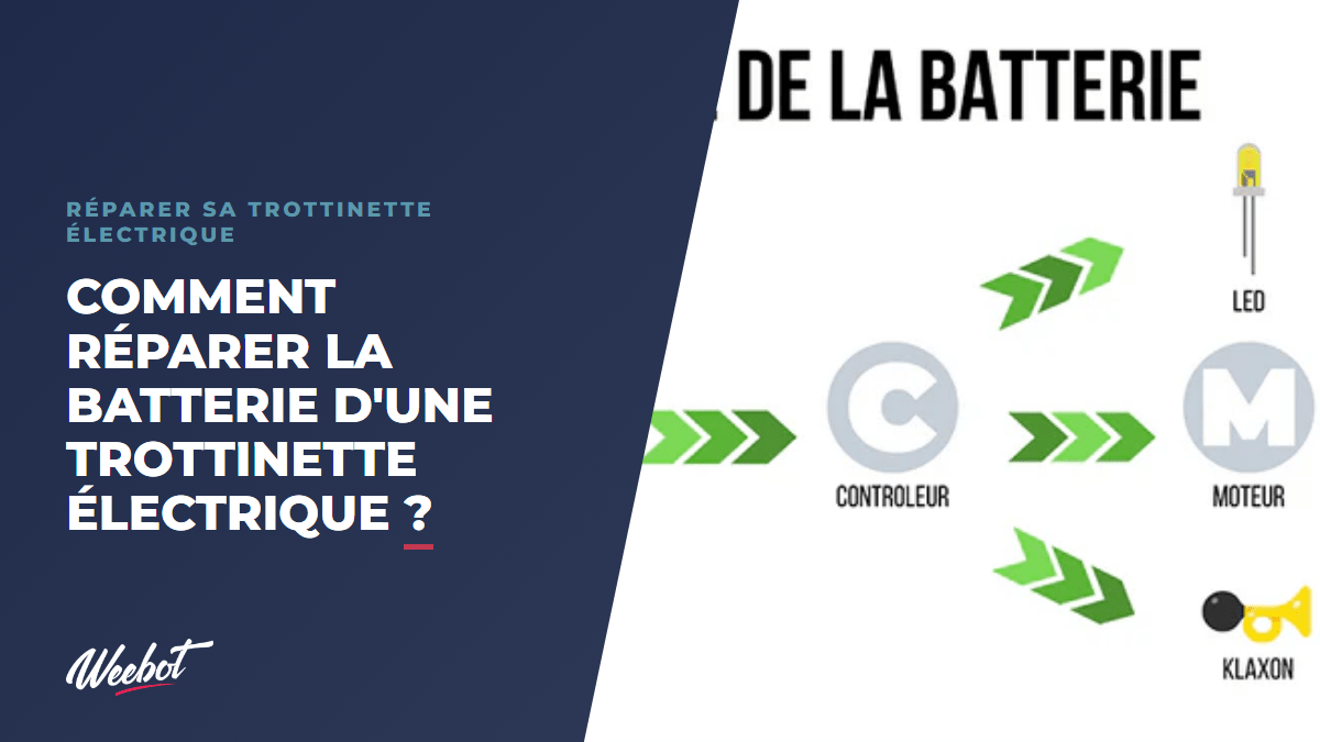 Comment réparer la batterie d'une trottinette électrique ? - Weebot