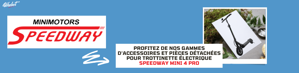 Pneu + Chambre à air Speedway Mini 4 pro AVANT - City-Riders