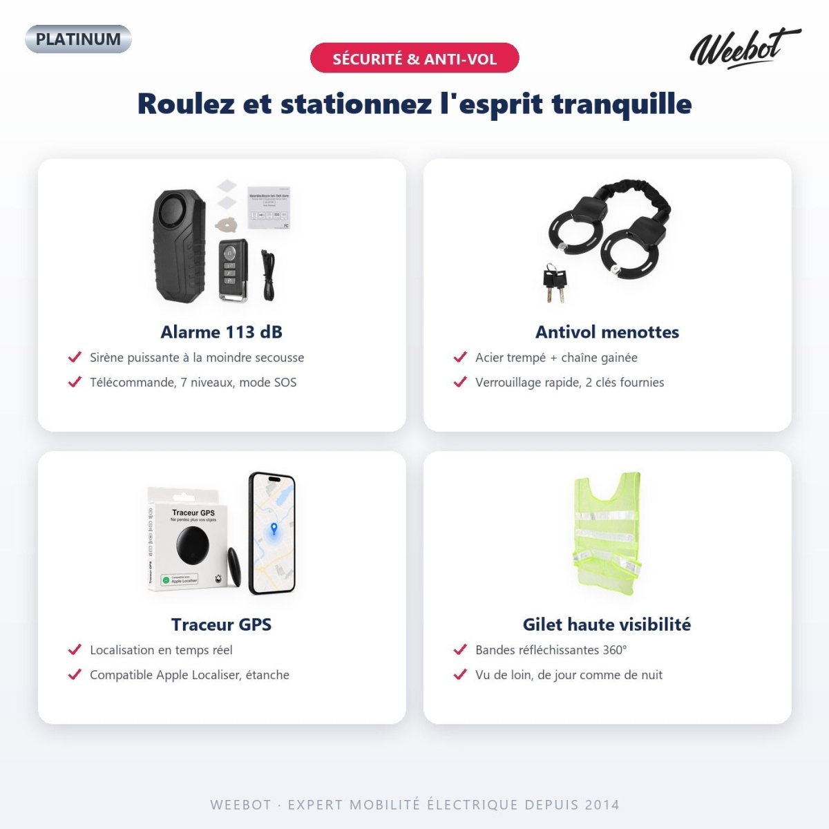 Pack Platinum - Accessoires - Weebot