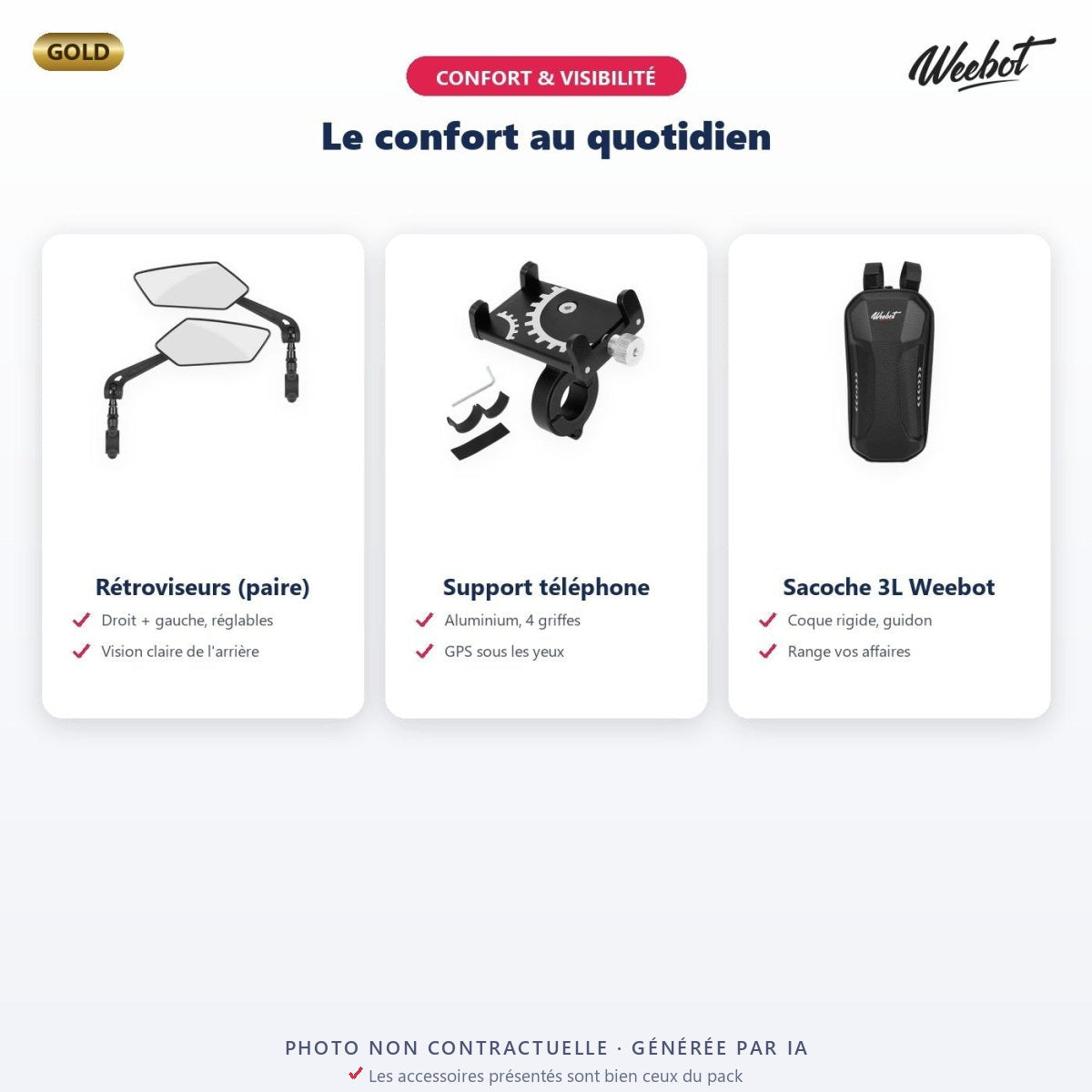 Pack Gold - Accessoires - Weebot