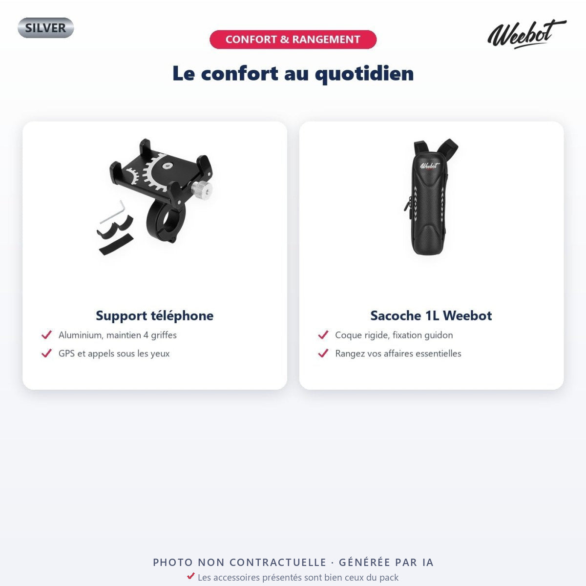 Pack Silver - Accessoires - Weebot