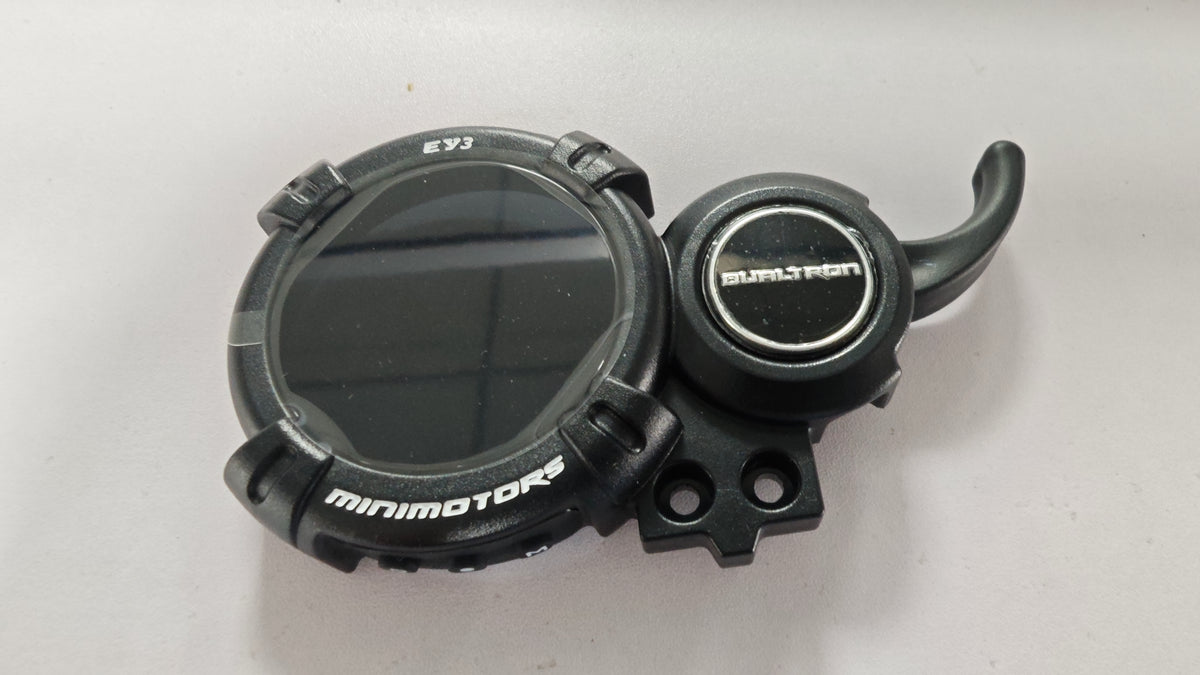 Capot supérieur noir d'afficheur NEW EY3 Minimotors vu de dessus