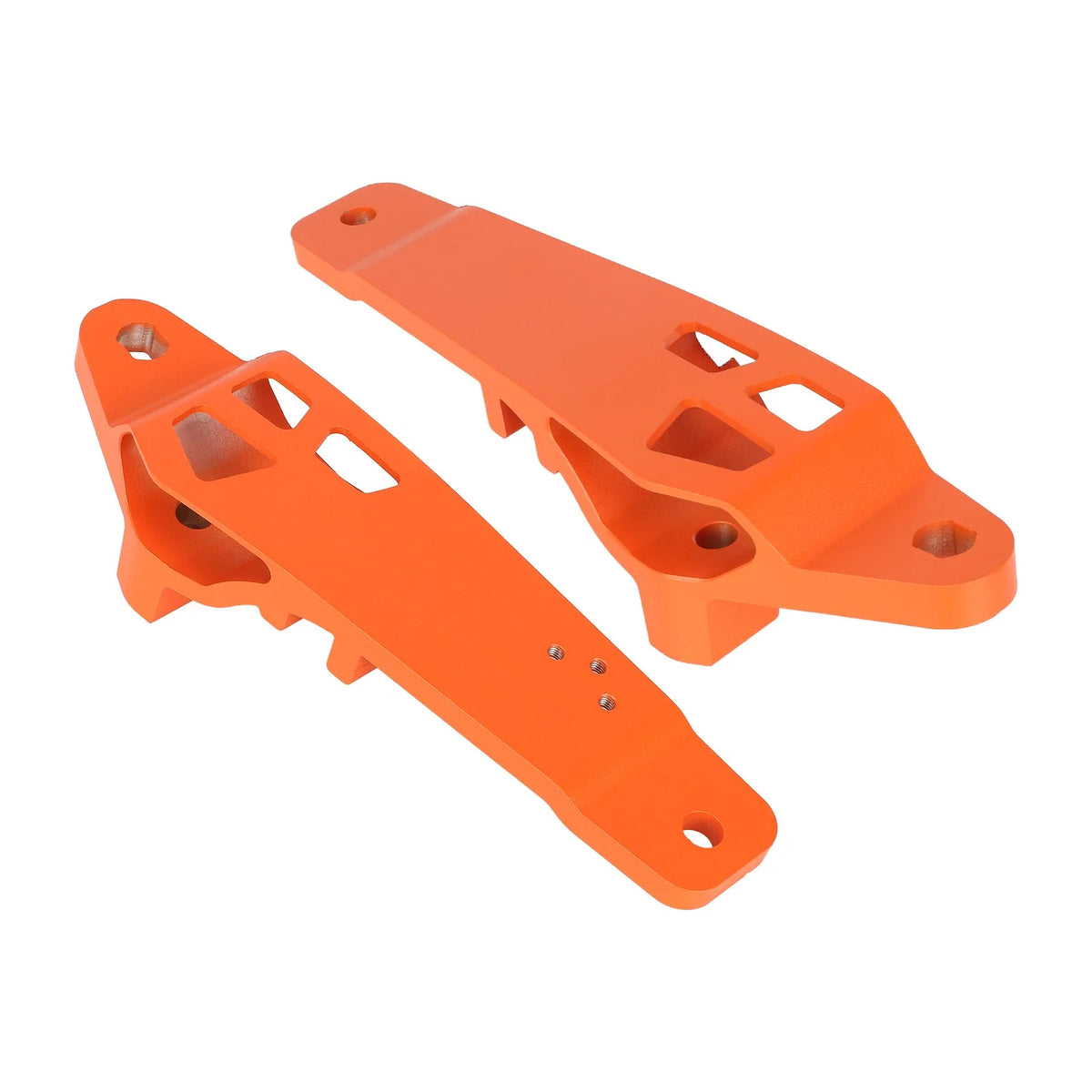 Paire de bras oscillants de suspension avant orange pour trottinette électrique