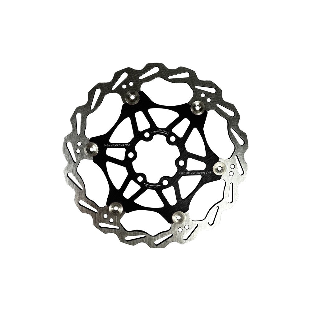 Disque de Frein Flottant 160mm Entraxe 44mm pour Trottinette Électrique