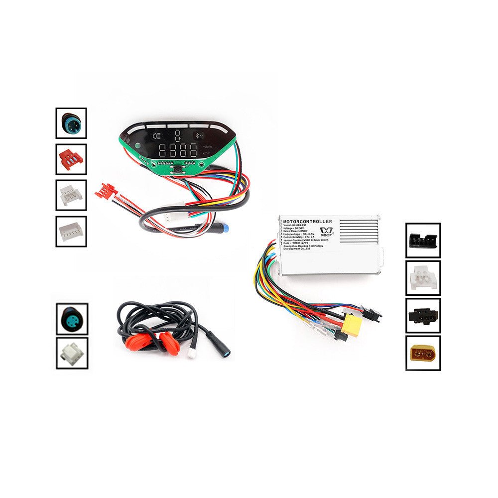 Kit Contrôleur Afficheur Câble Pour Trottinette Électrique Smartgyro Baggio & Urbanglide Ride 100Xs - Weebot