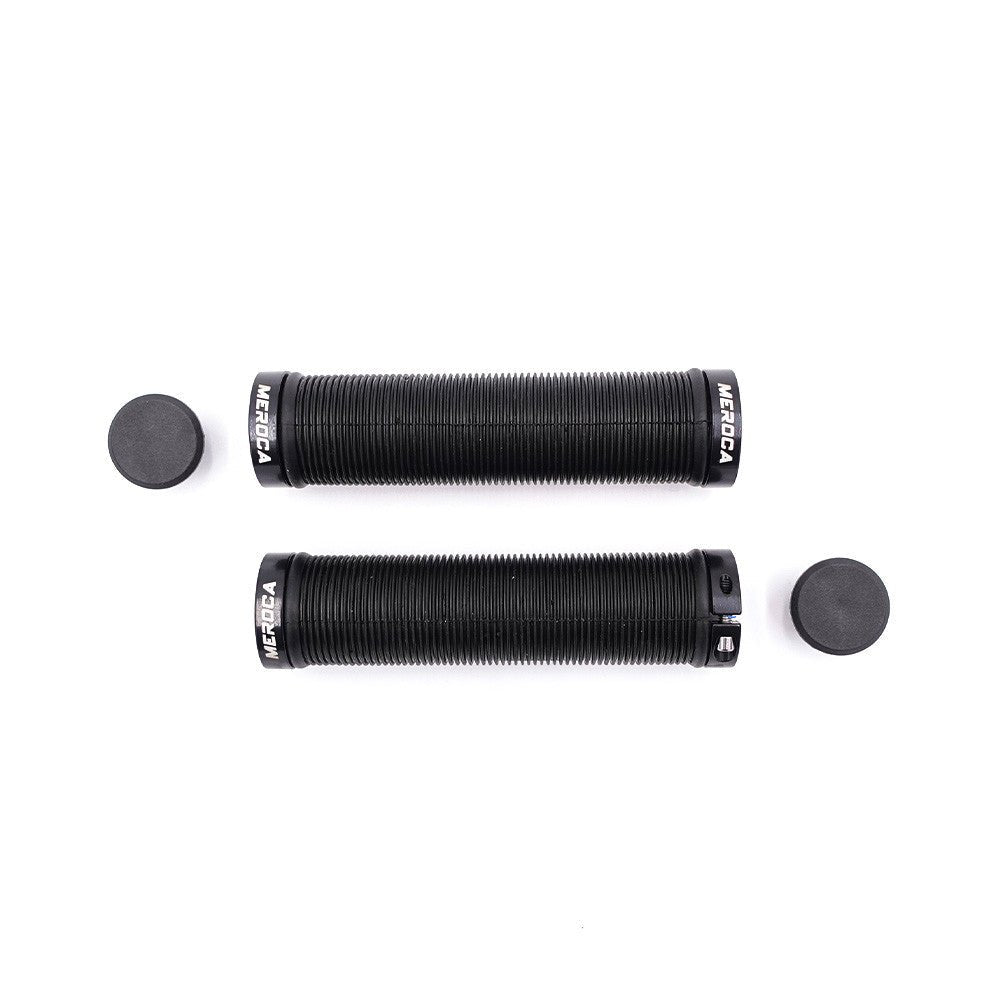 Poignées en Silicone Noires Meroca pour Trottinette Électrique - Weebot