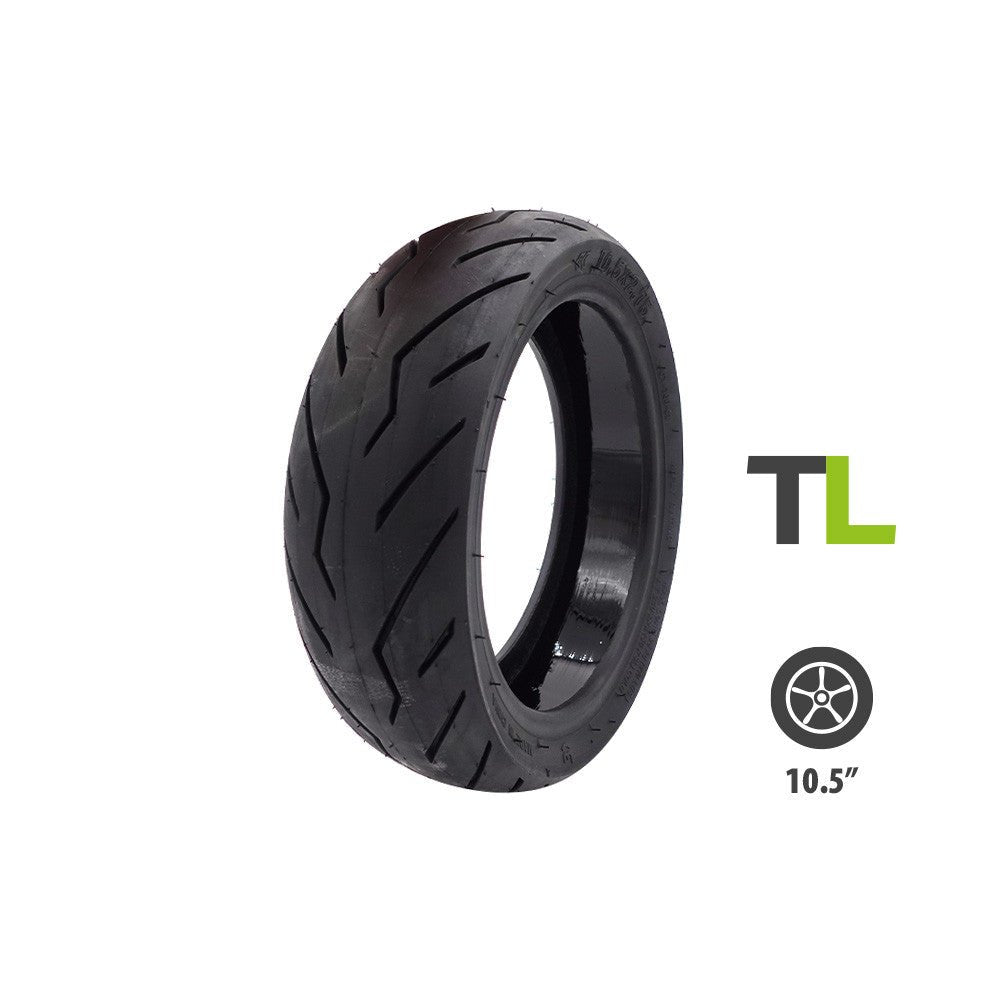 Pneu Route 10.5x2.75 Tubeless avec Gel Anticrevaison pour Trottinette Électrique Ninebot P65 P100 - Weebot