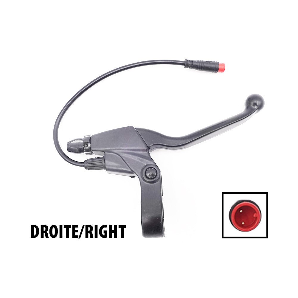 Poignée de Frein Droite avec Connecteur Étanche pour Trottinette Électrique Kugoo M4 Pro / Smartgyro - Weebot