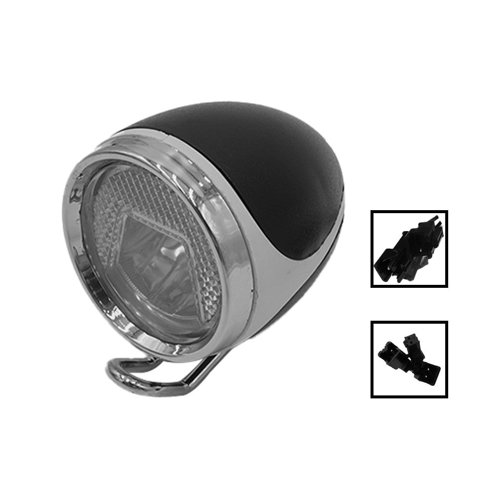 Lampe LED et Klaxon Chrome pour Trottinette Électrique - Weebot