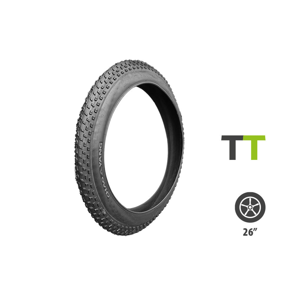 Pneu 26x4.0 (100/90 - 559 M/C) Chaoyang pour Vélo Électrique - Weebot