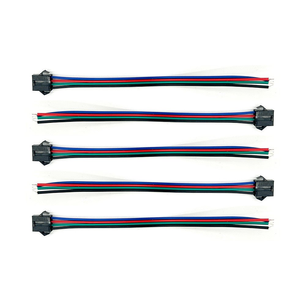 Câble Connecteur Prise JST 4 Pins Femelle x5 pcs pour Trottinette Électrique - Weebot
