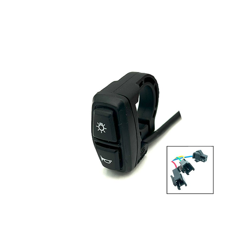 Interrupteur Phare Klaxon pour Trottinette Électrique Dualtron Mini (Dual Moteurs) - Weebot