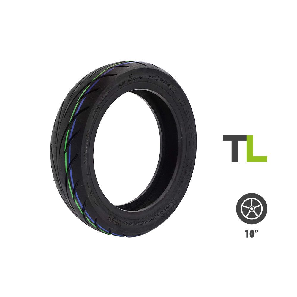 Pneu Tubeless 10x2.50 - 7 pour Trottinette Électrique Niu Kqi 300 - Weebot