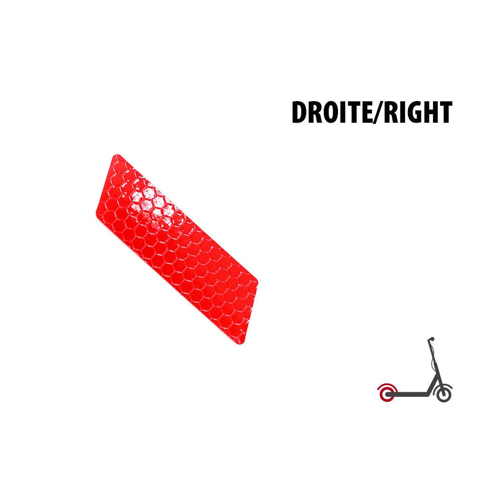 Autocollant Cache Arrière Droite pour Trottinette Électrique Ocean Drive X9 - Weebot