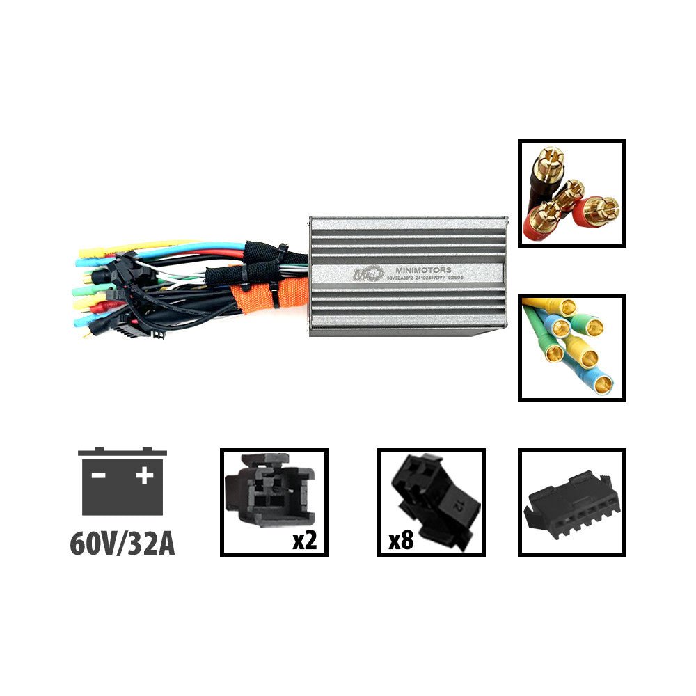 Contrôleur 60V 32A pour Trottinette Électrique Dualtron Victor Luxury Plus - Weebot
