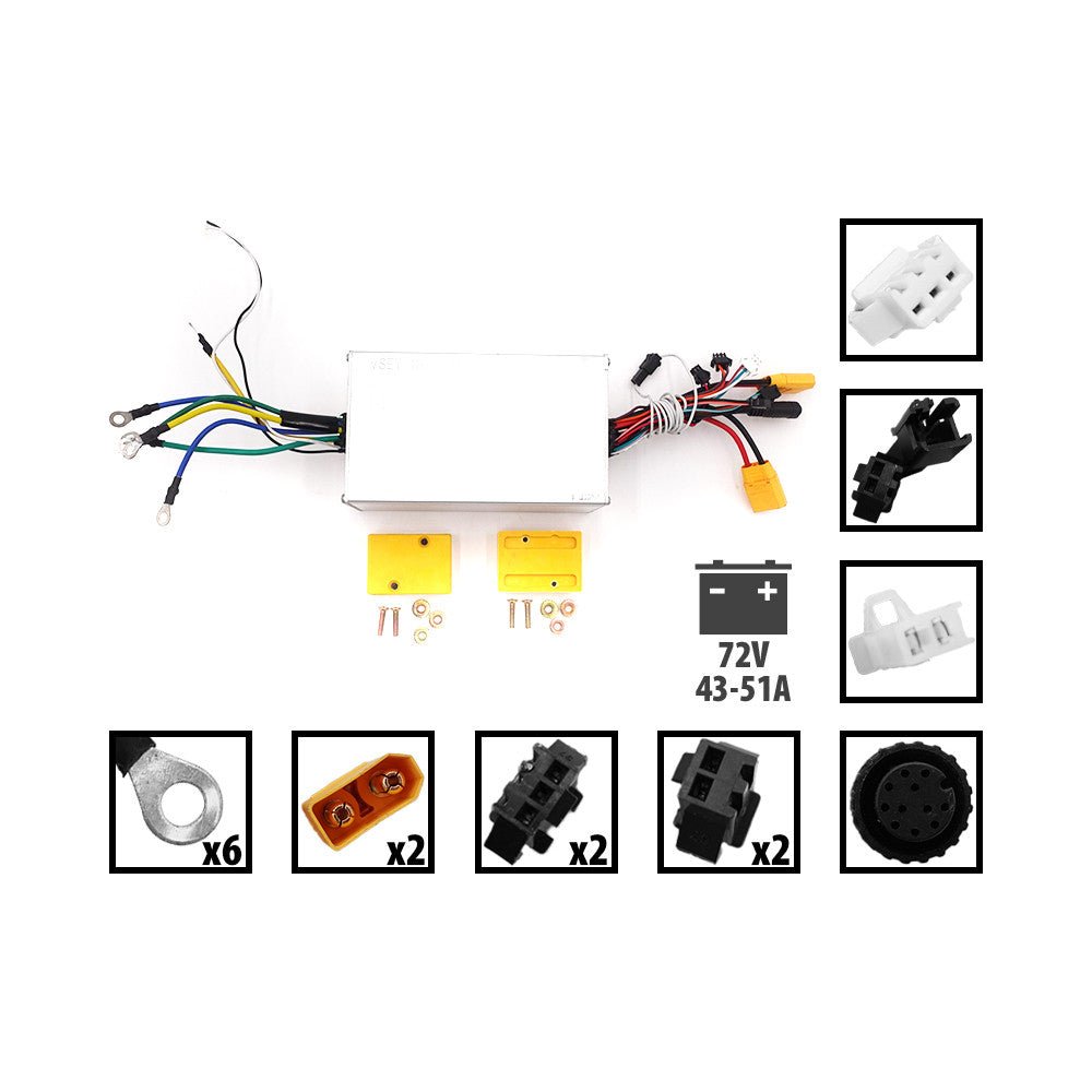 Contrôleur 72V 41 - 53A Bi Moteurs pour Trottinette Électrique Vsett 11+ - Weebot