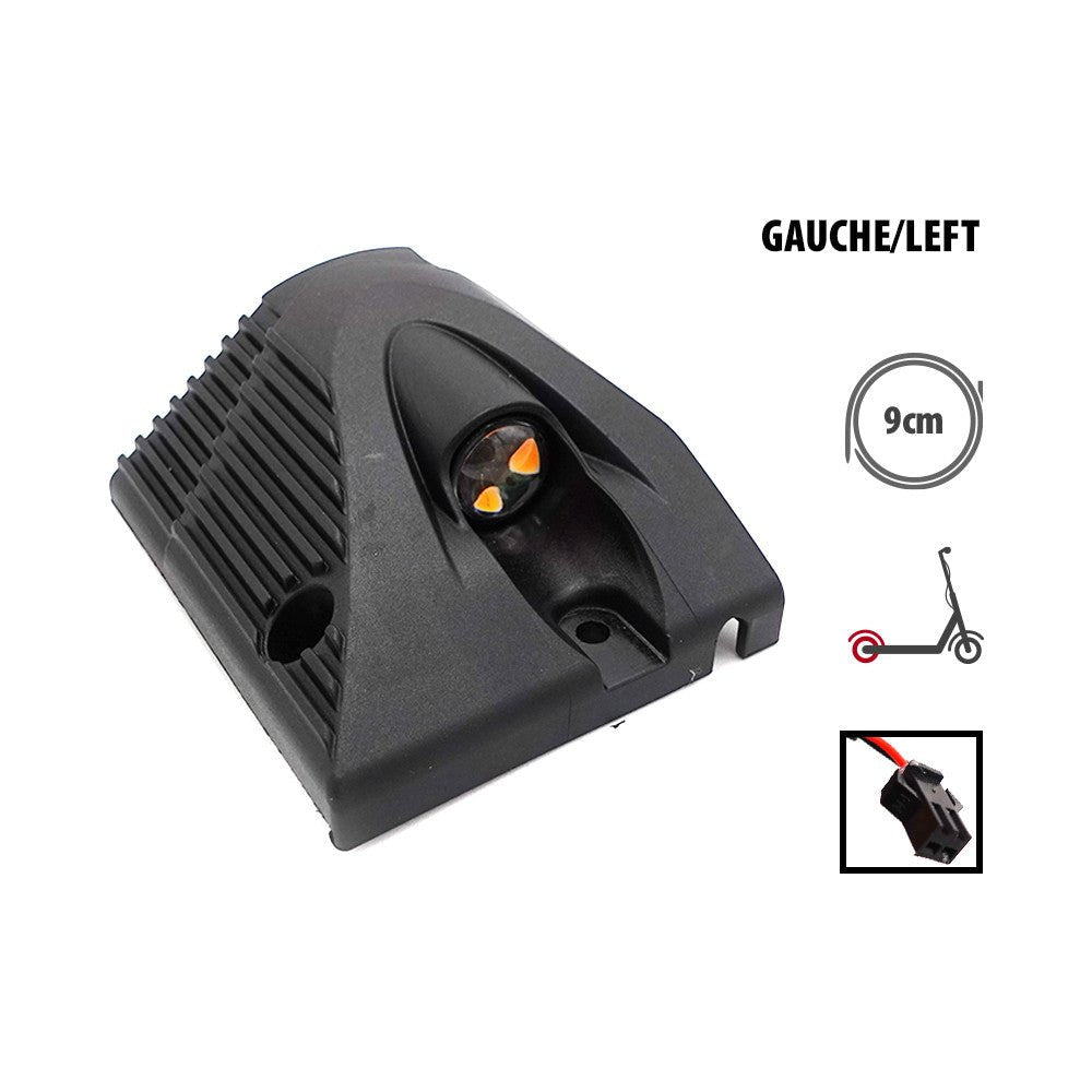 Cache Plastique et LED Deck Arrière Gauche pour Trottinette Électrique Kukirin G2 Master - Weebot