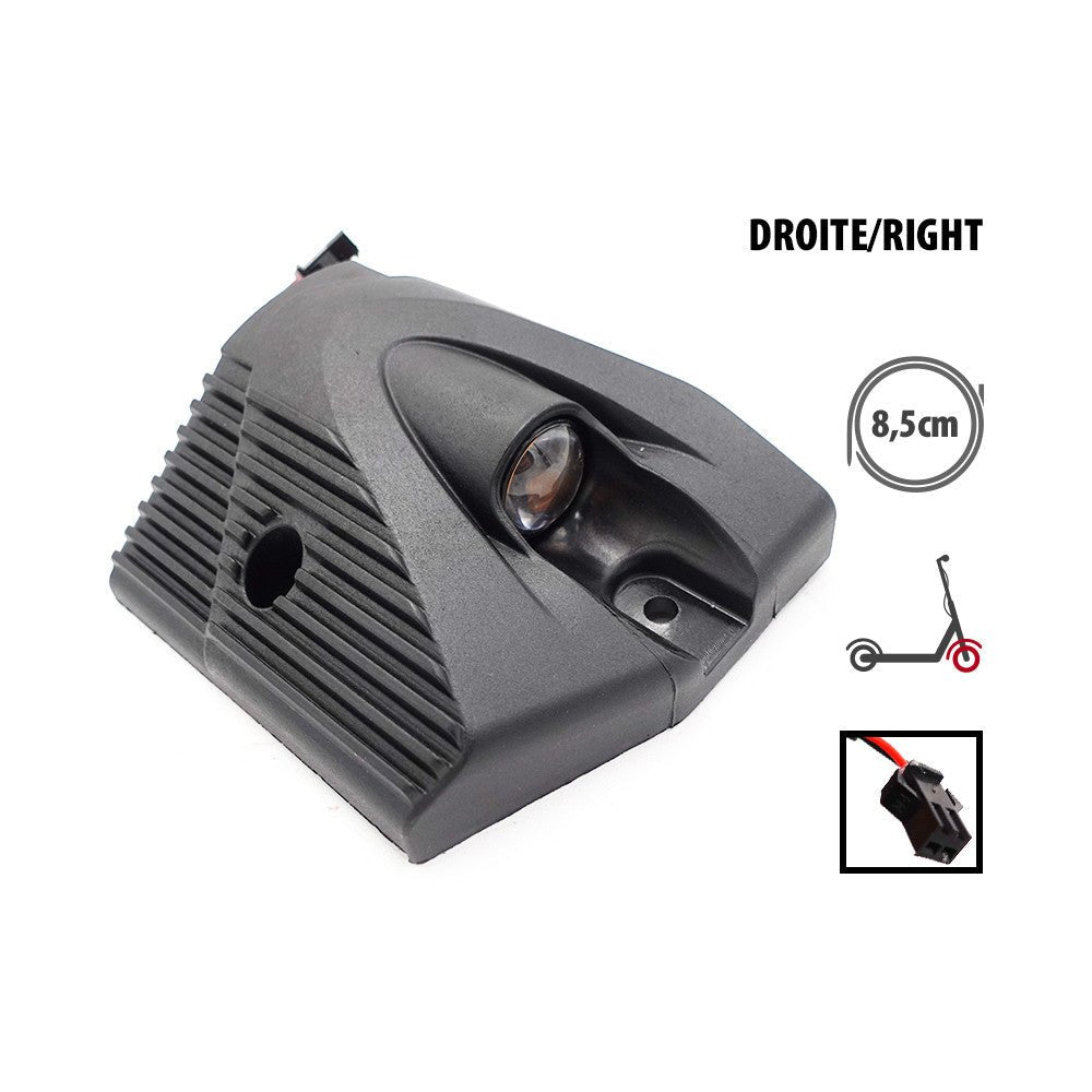 Cache Plastique et LED Deck Avant Droit pour Trottinette Électrique Kukirin G2 Master - Weebot