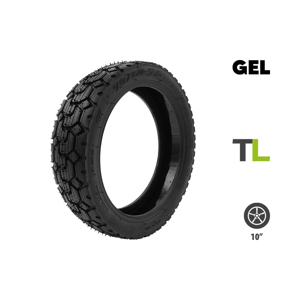 Pneu 70/60 - 7.5 avec Gel Anticrevaison pour Trottinette Électrique Ninebot ZT3 Pro - Weebot