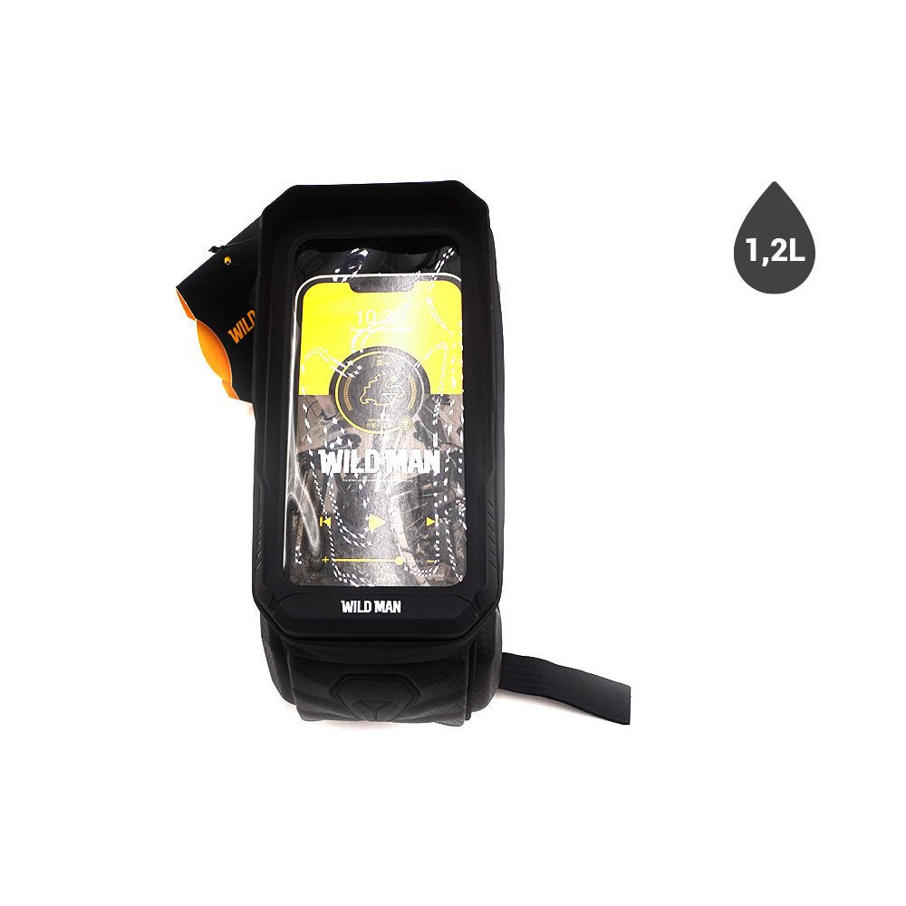 Sacoche Vélo avec Support Téléphone 1,2L Wildman XT5 pour Vélo et Trottinette Électrique
