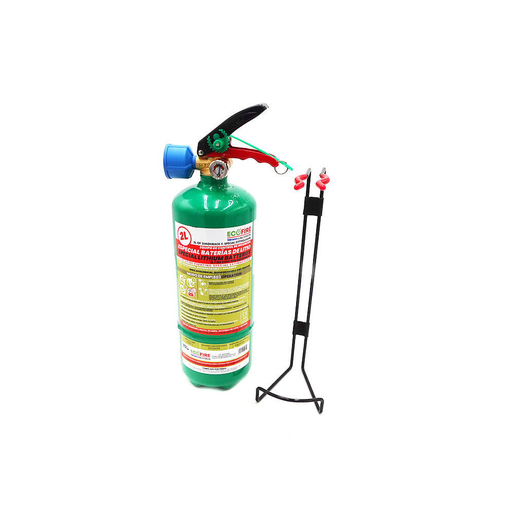Extincteur Spécial Batterie Lithium 2 kg pour Trottinette Électrique