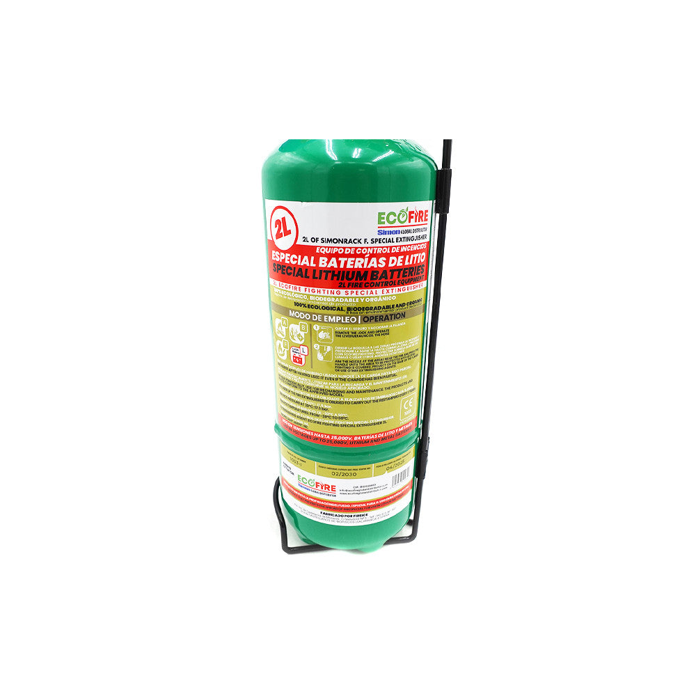 Extincteur Spécial Batterie Lithium 2 kg pour Trottinette Électrique