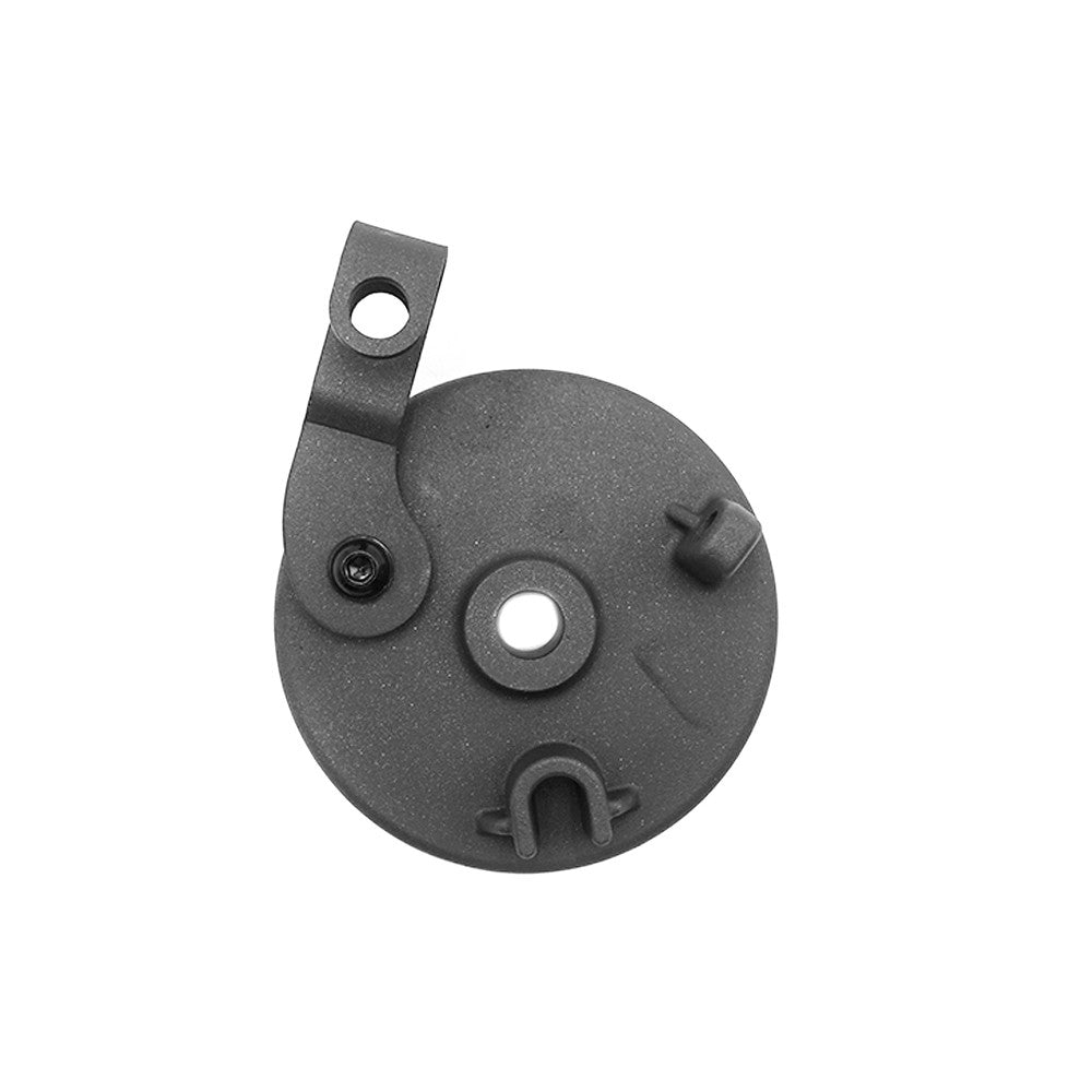 Frein tambour gris foncé pour trottinette électrique Xiaomi 5 Max vu de face