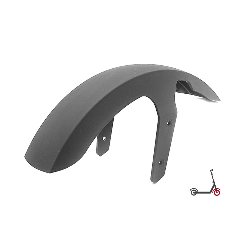 Garde-boue avant noir pour trottinette électrique Xiaomi 5 Pro sur fond blanc