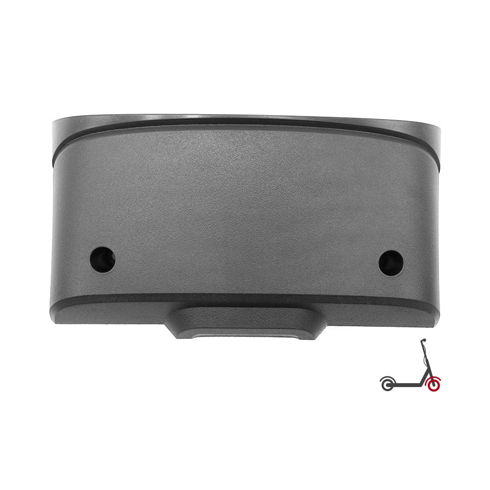 Cache sous deck avant noir pour trottinette électrique vu de face