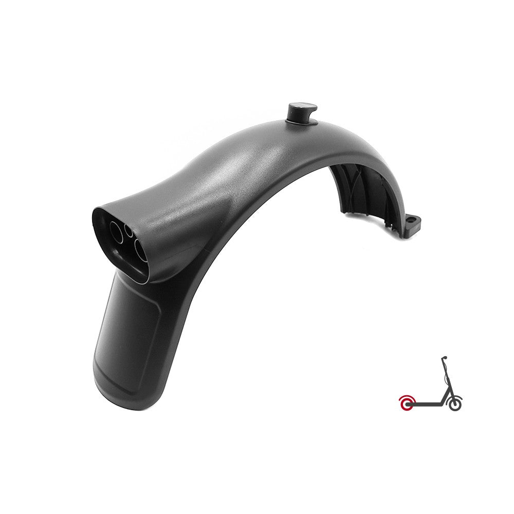 Garde-boue arrière noir pour trottinette électrique vu de trois-quarts