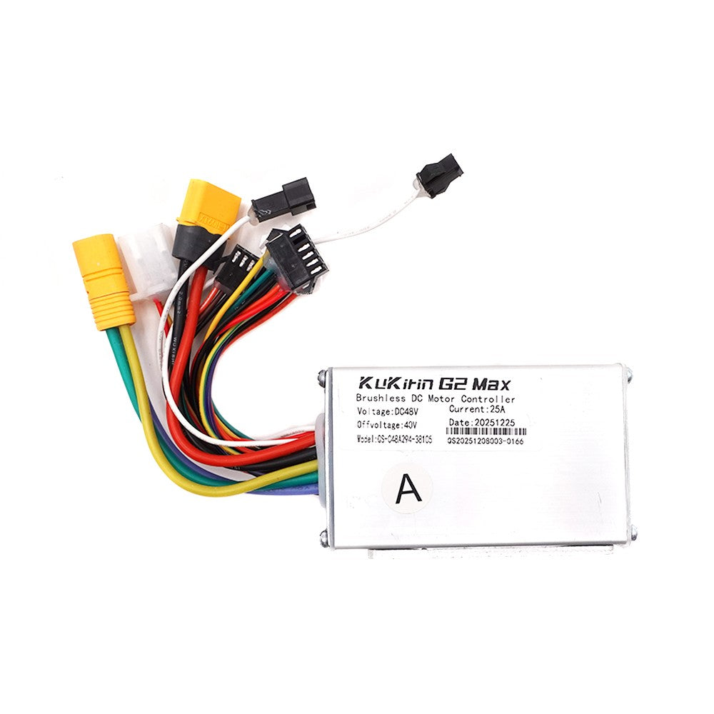 Contrôleur électrique 48V 25A KuKirin G2 Max avec son câblage et ses connecteurs