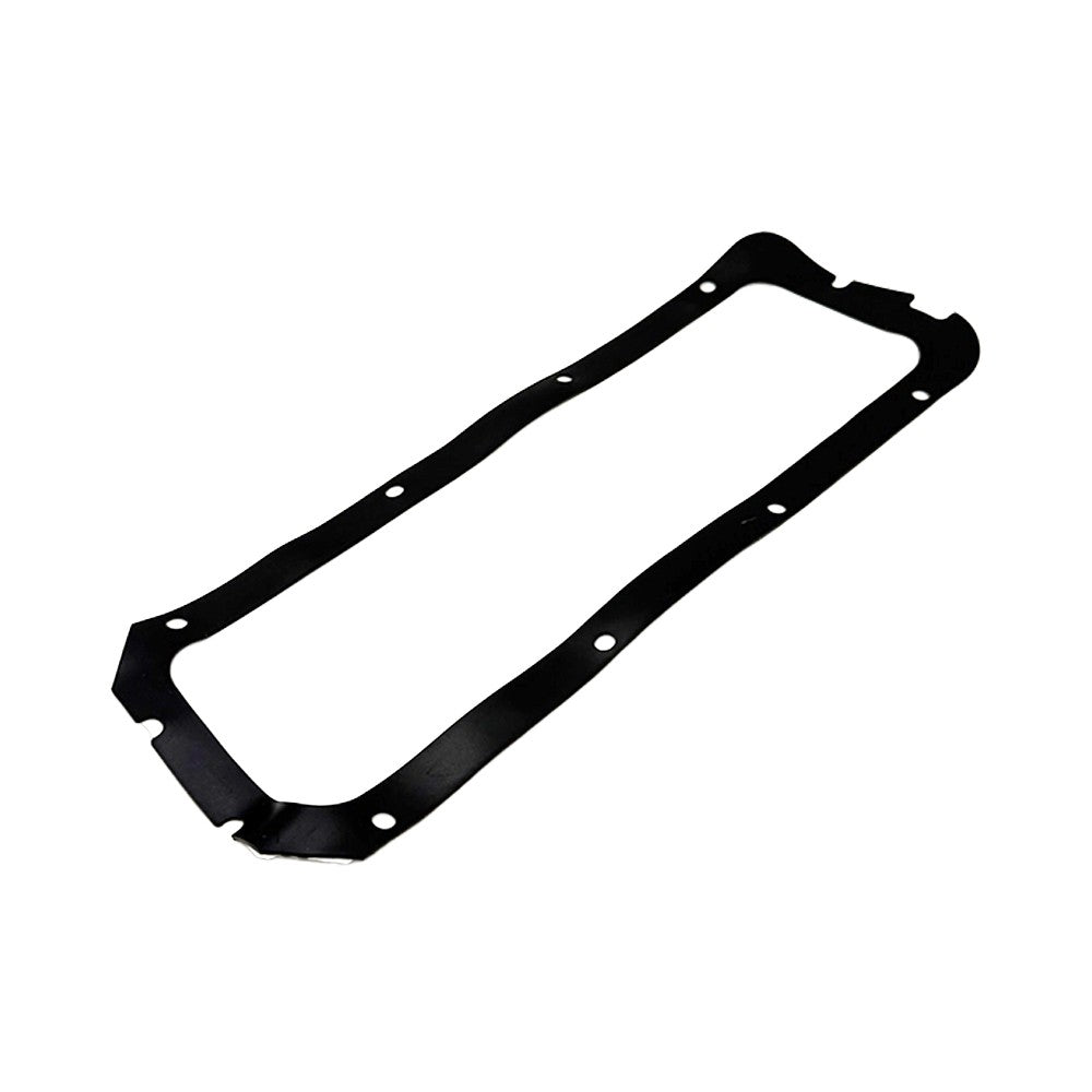 Joint d'étanchéité noir pour deck de trottinette électrique isolé sur fond blanc