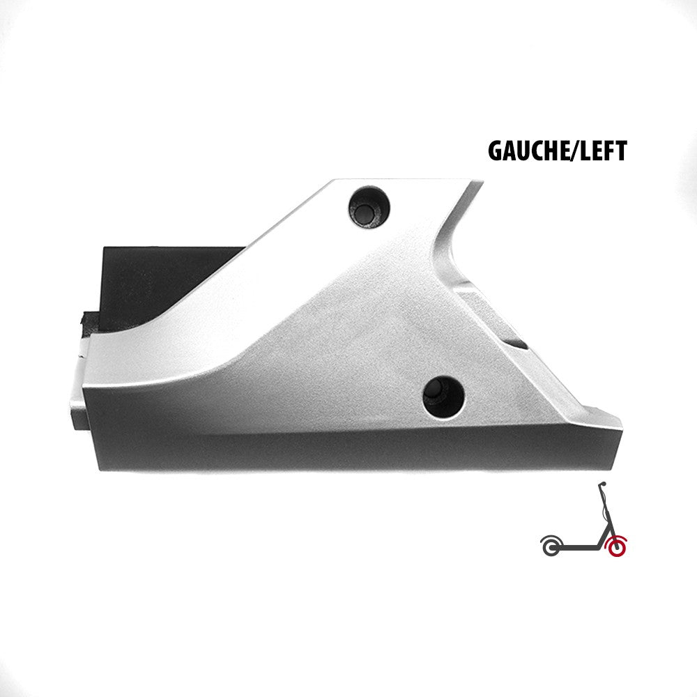 Cache avant gauche gris de trottinette électrique