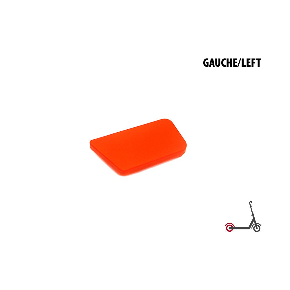 Cache de fourche arrière gauche rouge pour trottinette électrique