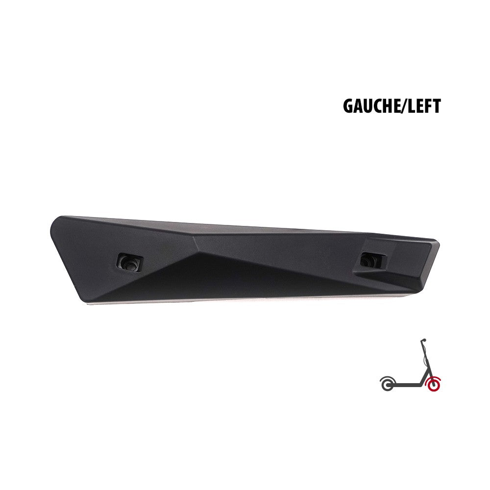 Cache de fourche avant gauche noir pour trottinette électrique