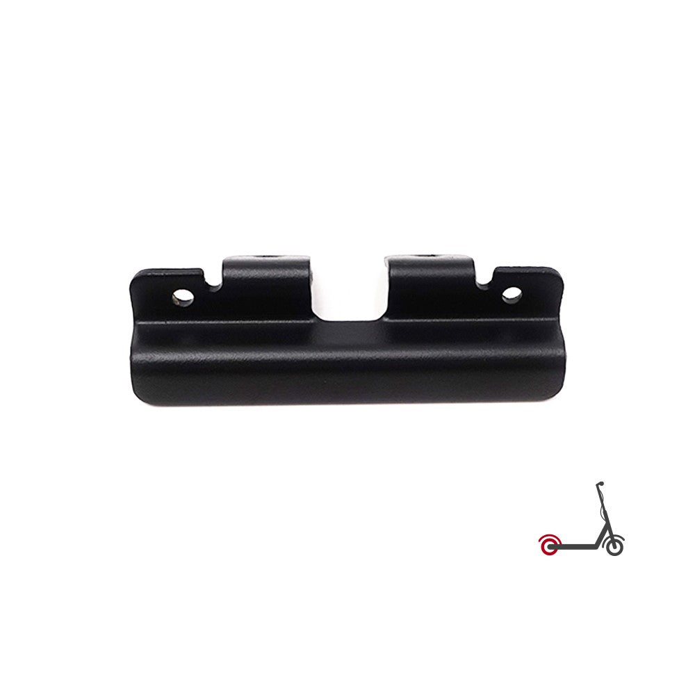 Support de feu arrière noir pour trottinette électrique vu de face