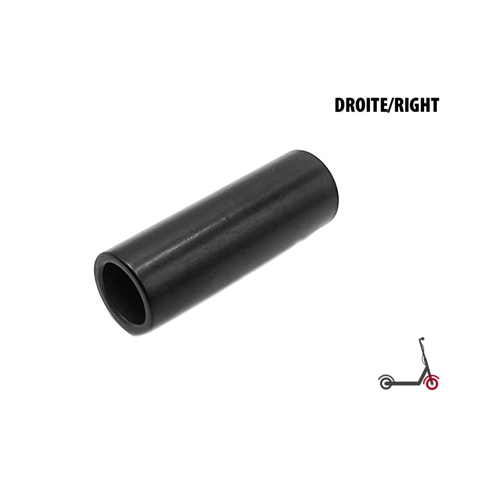 Entretoise de roue avant droite noire pour trottinette électrique