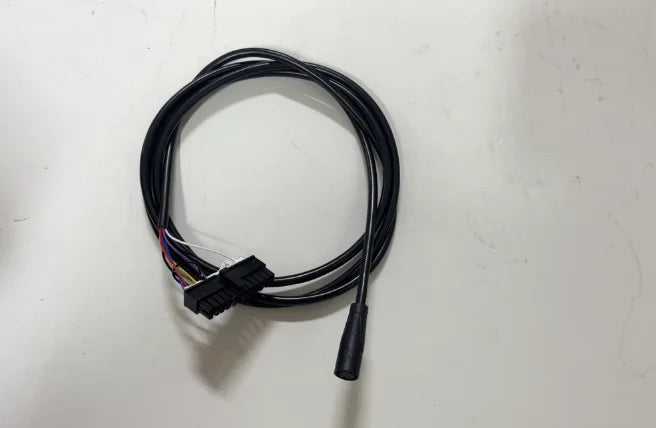 Câble d'afficheur noir pour trottinette électrique avec connecteurs