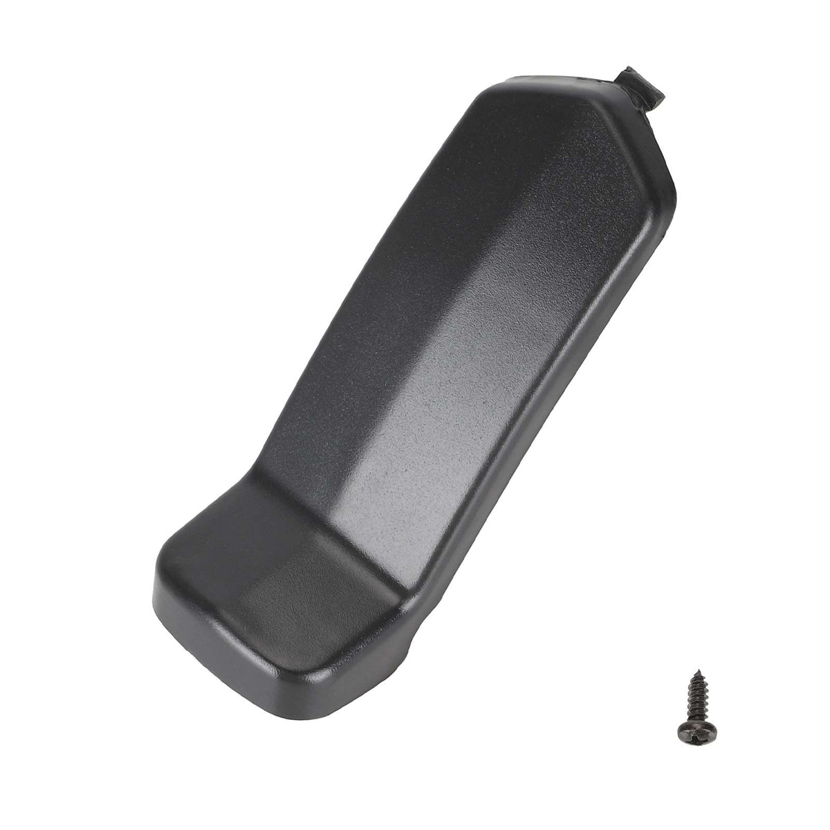 Cache de protection en plastique noir pour garde-boue arrière fourni avec sa vis d'assemblage