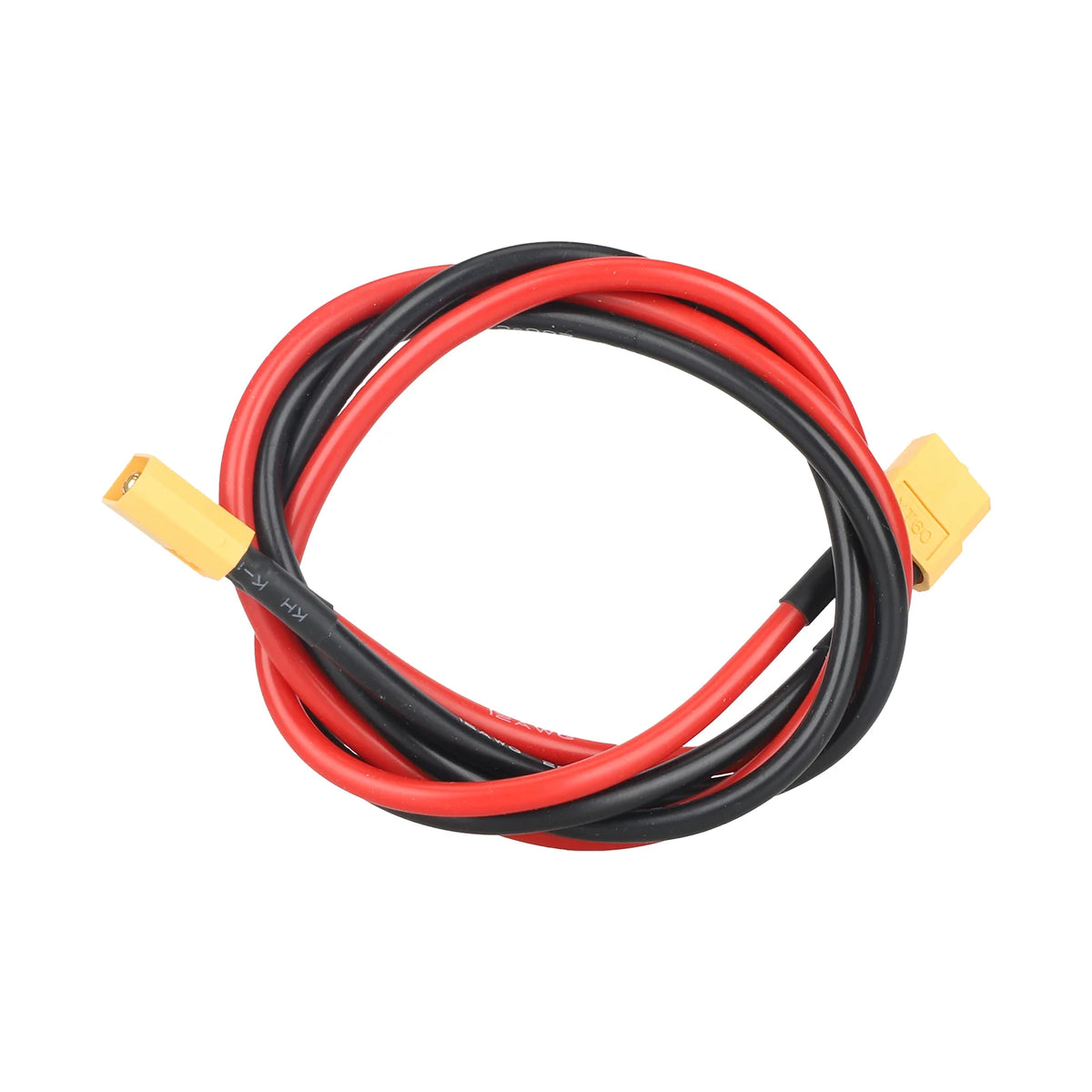Câble de connexion rouge et noir avec connecteurs XT60 mâle et femelle 60 cm