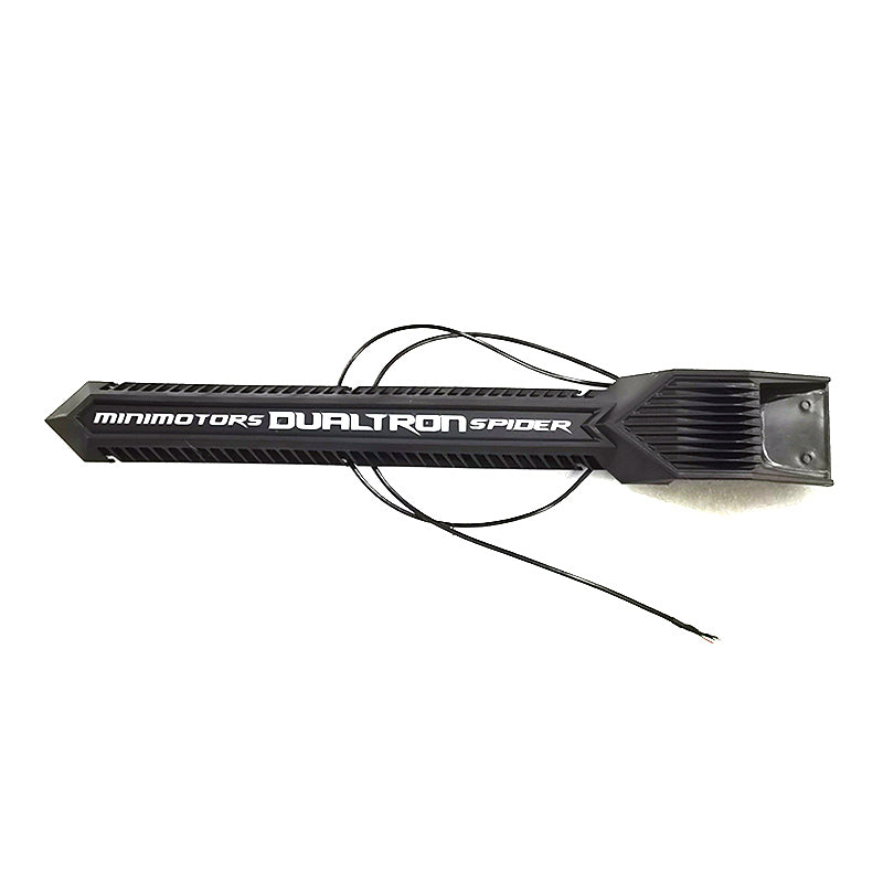 Carénage latéral droit noir avec logo Minimotors Dualtron Spider et câbles électriques