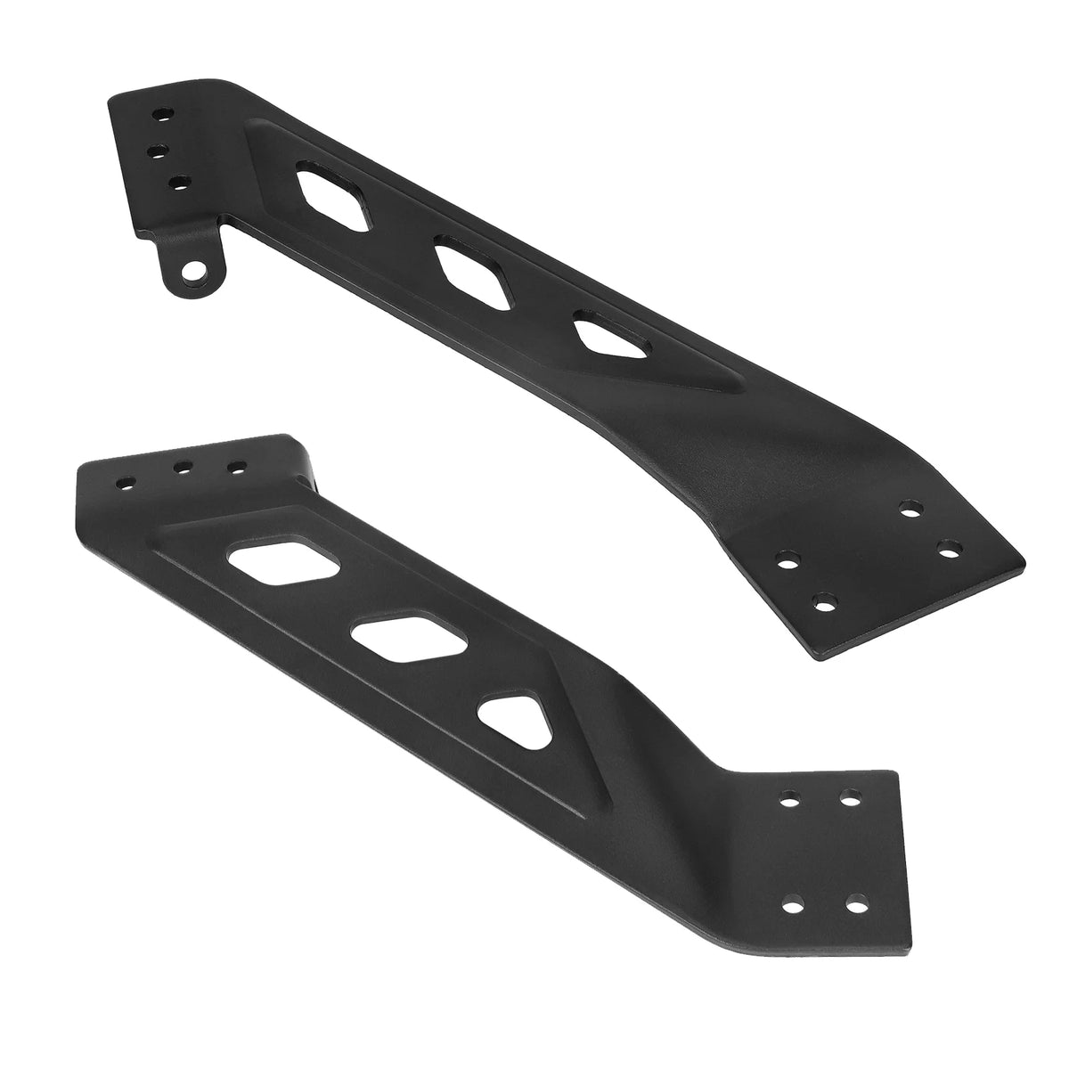 Paire de supports latéraux de châssis en métal noir pour trottinette électrique