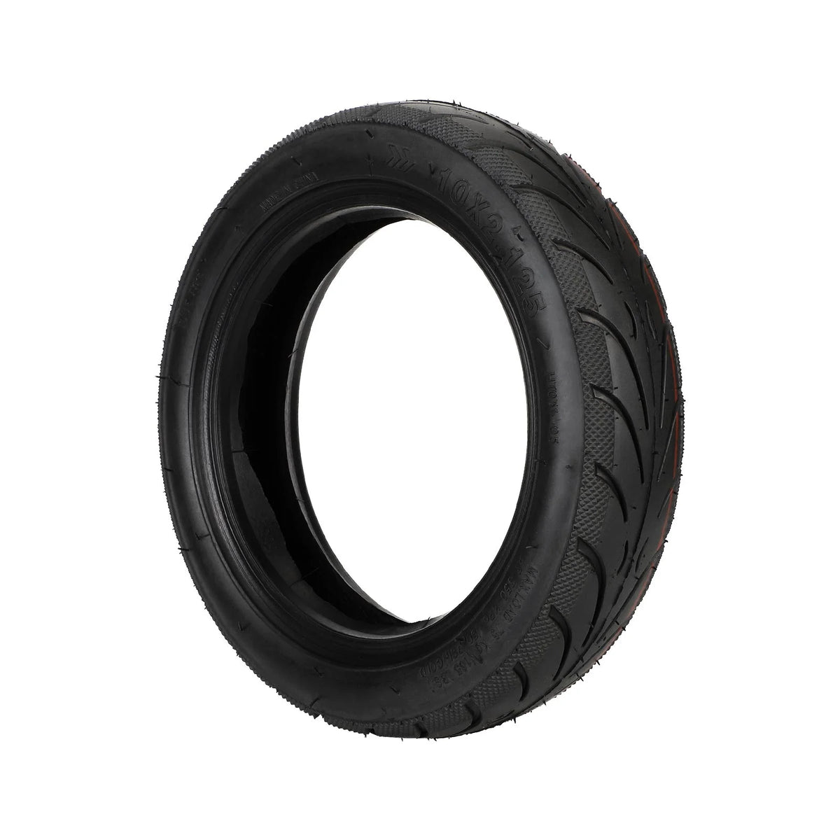 Pneu route noir 10 pouces 10x2,125 pour trottinette électrique