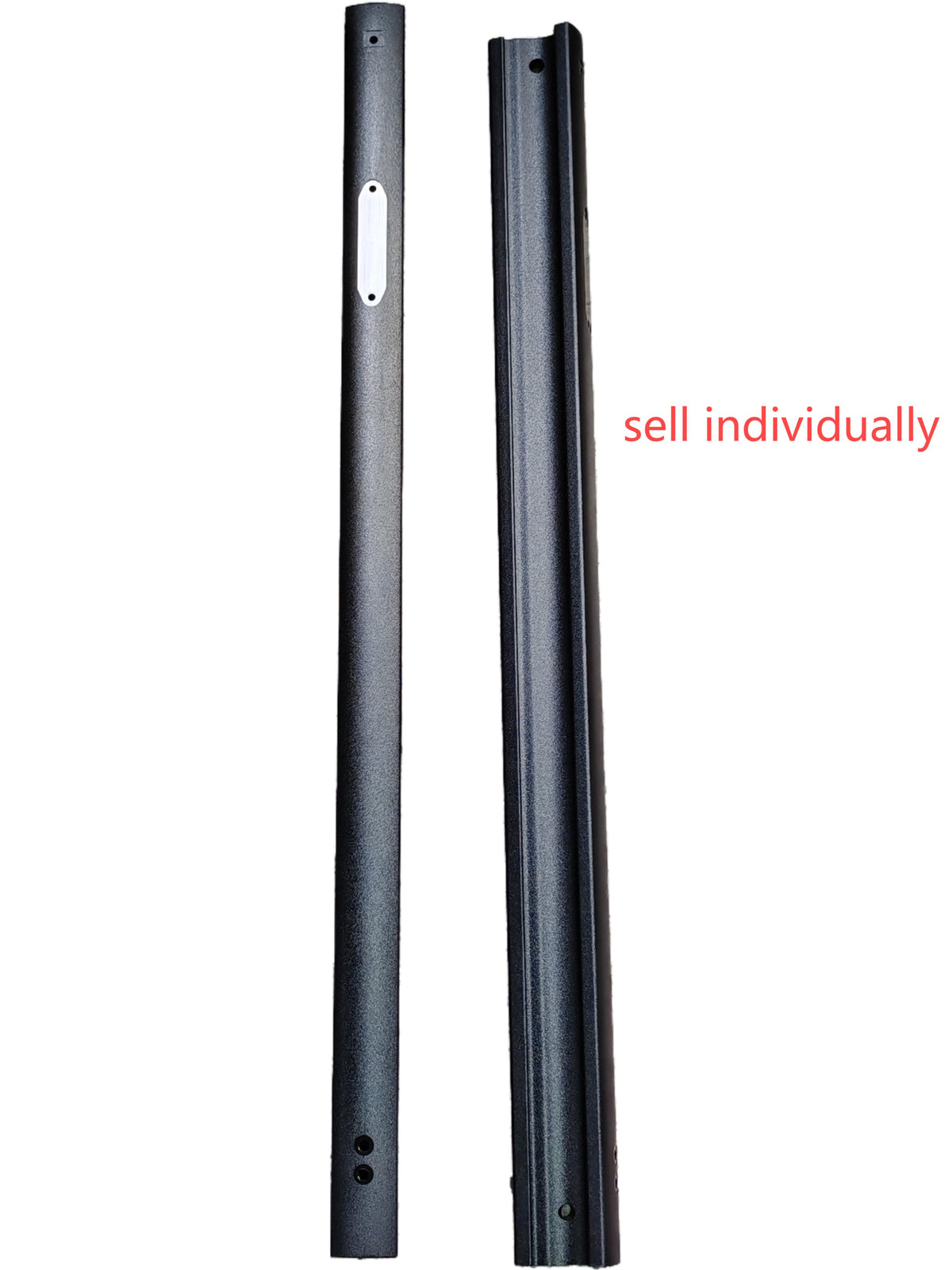 Tube de direction noir avec emplacement pour réflecteur pour Dualtron Victor Limited 2026